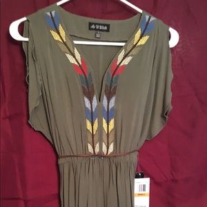 As u wish green casual dress